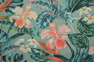 Cotton jersey print - wow 60-34 alt grün