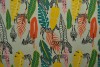 Cotton jersey print - wow 56-25 silbergrau