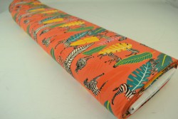 Cotton jersey print - wow 56-42 kupfer