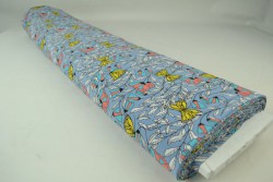 Cotton jersey print - wow 53-138 stahlblau