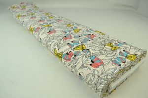Cotton jersey print - wow 53-22 champagner