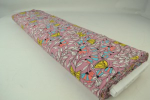 Cotton jersey print - wow 53-38 dunkel altrosa