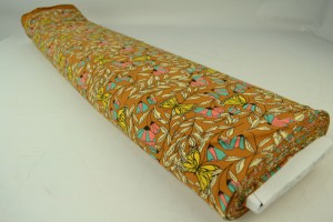 Cotton jersey print - wow 53-44 dunkel ocker
