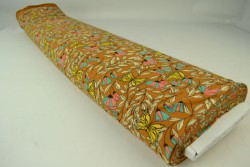 Cotton jersey print - wow 53-44 dunkel ocker