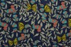 Cotton jersey print - wow 53-49 navy