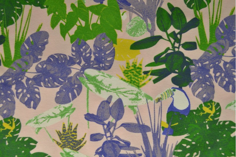 Cotton jersey print - wow 52-04 babyrosa