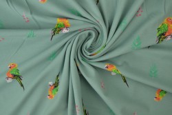 Cotton jersey print - wow 04-34 alt grün