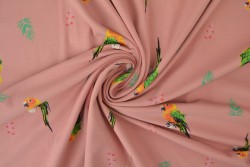 Cotton jersey print - wow 04-37 altrosa