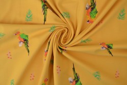 Cotton jersey print - wow 04-47 ocker