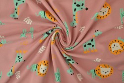Cotton jersey print - wow 06-37 altrosa
