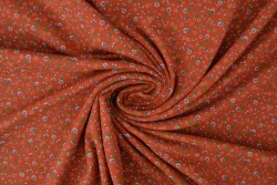 Cotton jersey print - wow 11-42 kupfer