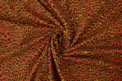 Cotton jersey print - wow 14-42 kupfer
