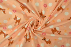 Cotton jersey print - wow 41-01 lachsrosa