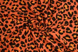 Cotton jersey print - wow 54-42 kupfer