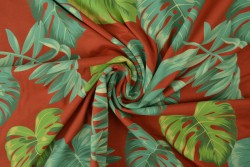 Cotton jersey print - wow 16-42 kupfer