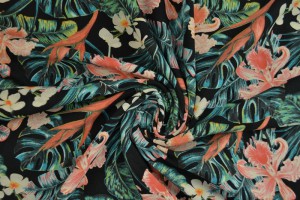 Cotton jersey print - wow 60-03 schwarz