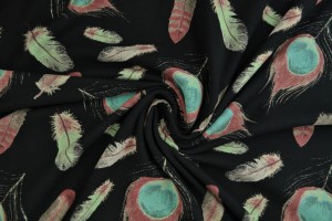 Cotton jersey print - wow 62-03 schwarz