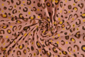 Cotton jersey print - wow 63-37 altrosa