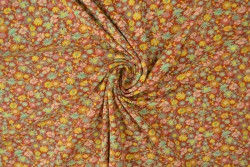 Cotton jersey print - wow 10-42 kupfer