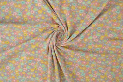 Cotton jersey print - wow 10-37 altrosa