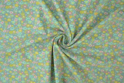 Cotton jersey print - wow 10-34 alt grün