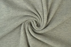 Knitted waffle jersey 02 grau