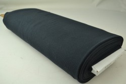 Knitted waffle jersey 03 schwarz