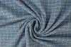 Cotton jersey checks 10 blau