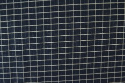 Cotton jersey checks 11 marine
