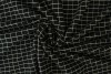 Cotton jersey checks 12 schwarz