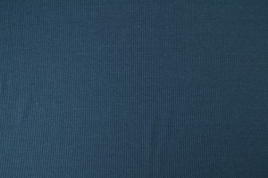 Cotton jersey rib 48 dunkel stahlblau