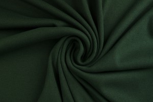 Cotton jersey rib 04 tiefgrün