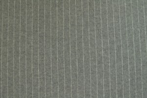 Baumwollflanell gestrickt - streifen 09 grau