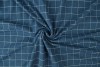 Cotton jersey checks 2cm 01-01 blau