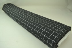 Cotton jersey checks 2cm 01-03 schwarz