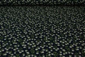 Cotton print 8195-3 dark blue