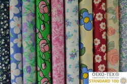 Baumwolle Popeline mit Motiven blumen 2/4