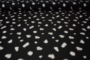 Lycra print 359-01 black