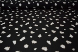 Lycra print 359-01 black