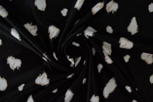 Lycra print 359-01 black