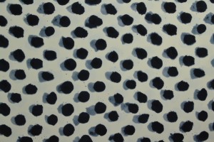 Lycra print 370-01 black / cream
