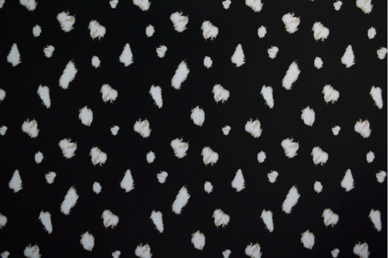 Lycra print 359-01 black