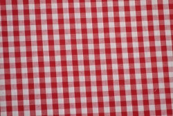 Baumwolle gingham karo 6.5 mm 160-01 rot