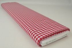Baumwolle gingham karo 6.5 mm 160-01 rot