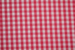 Baumwolle gingham karo 6.5 mm 160-02 dunkelrosa