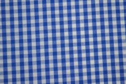 Baumwolle gingham karo 6.5 mm 160-07 blau