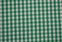 Baumwolle gingham karo 6.5 mm 160-09 dunkelgrün