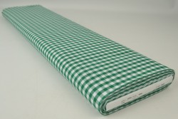 Baumwolle gingham karo 6.5 mm 160-09 dunkelgrün