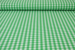 Baumwolle gingham karo 6.5 mm 160-10 grün