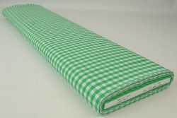 Baumwolle gingham karo 6.5 mm 160-10 grün